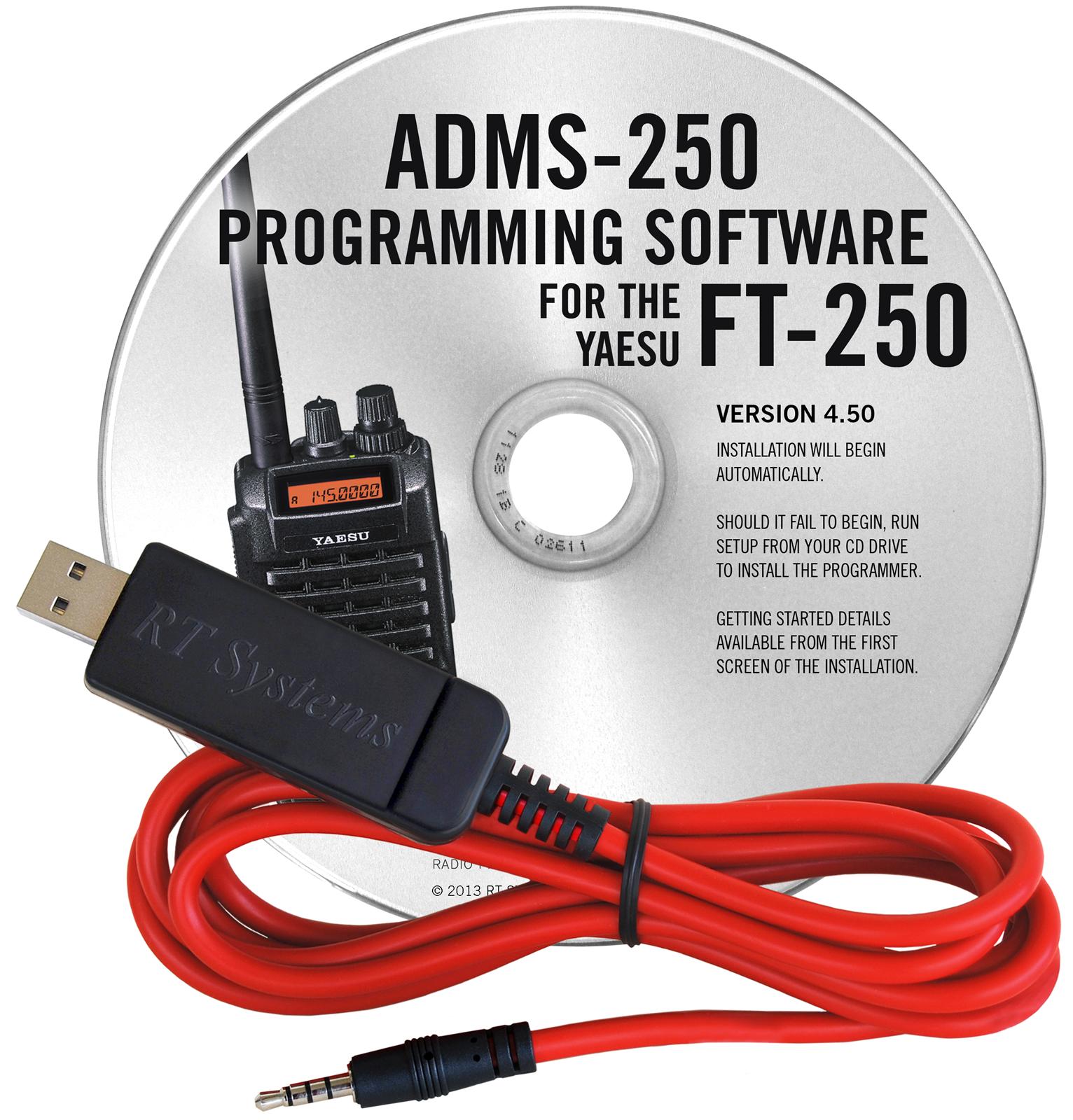 Rt systems adms 250 rt systems radio programming software dx engineering