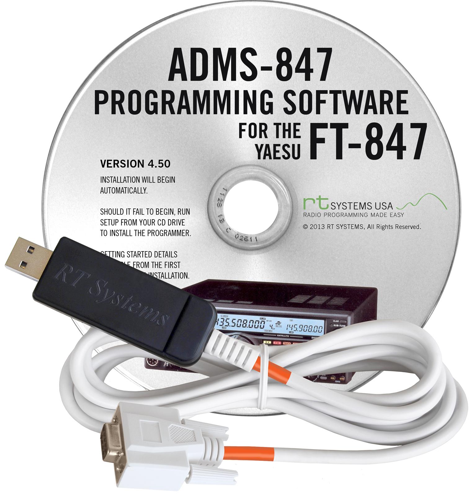 RT Systems ADMS847 RT Systems Radio Programming Software DX Engineering