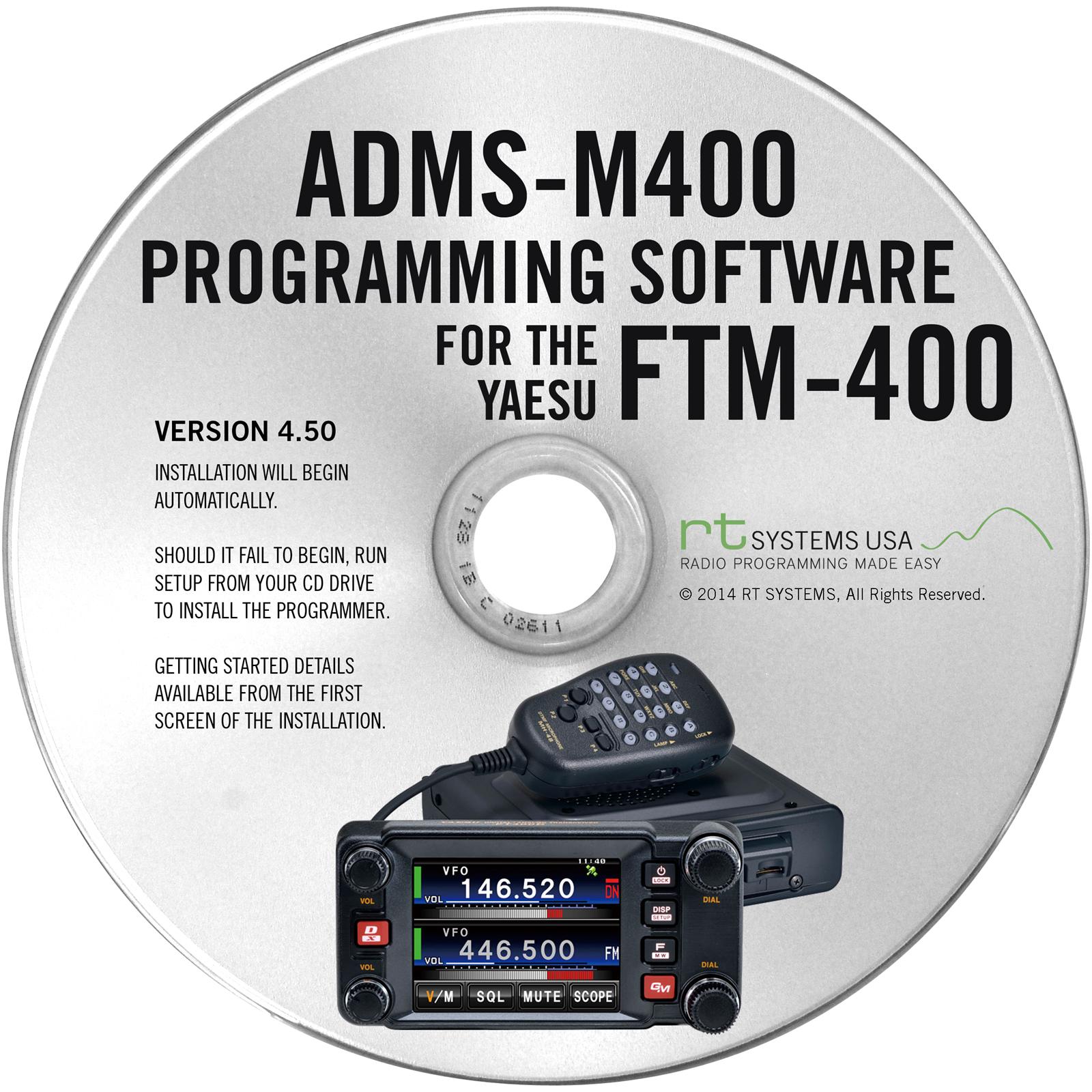 RT Systems ADMSM400 RT Systems Radio Programming Software DX Engineering