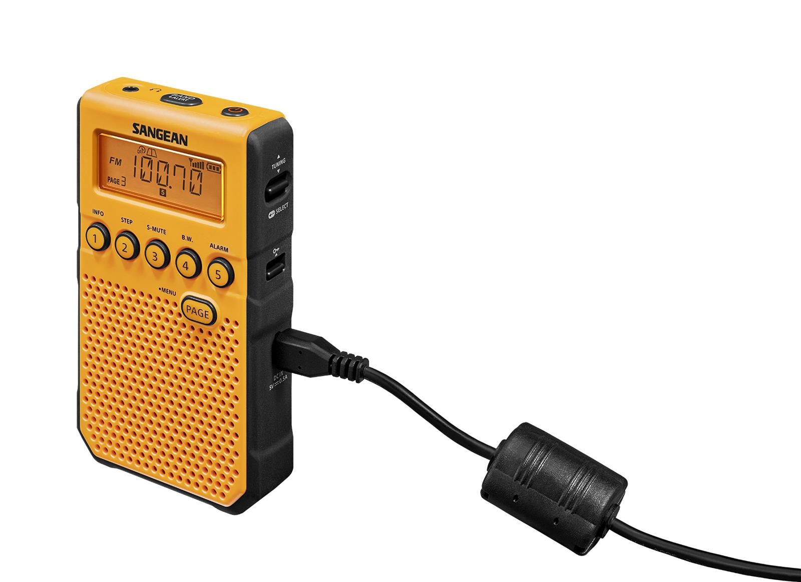 SANGEAN　DT-800 ポータブルラジオ　ブラック DT-800 AM / FM Rechargeable Pocket Radio│SANGEAN Electronics