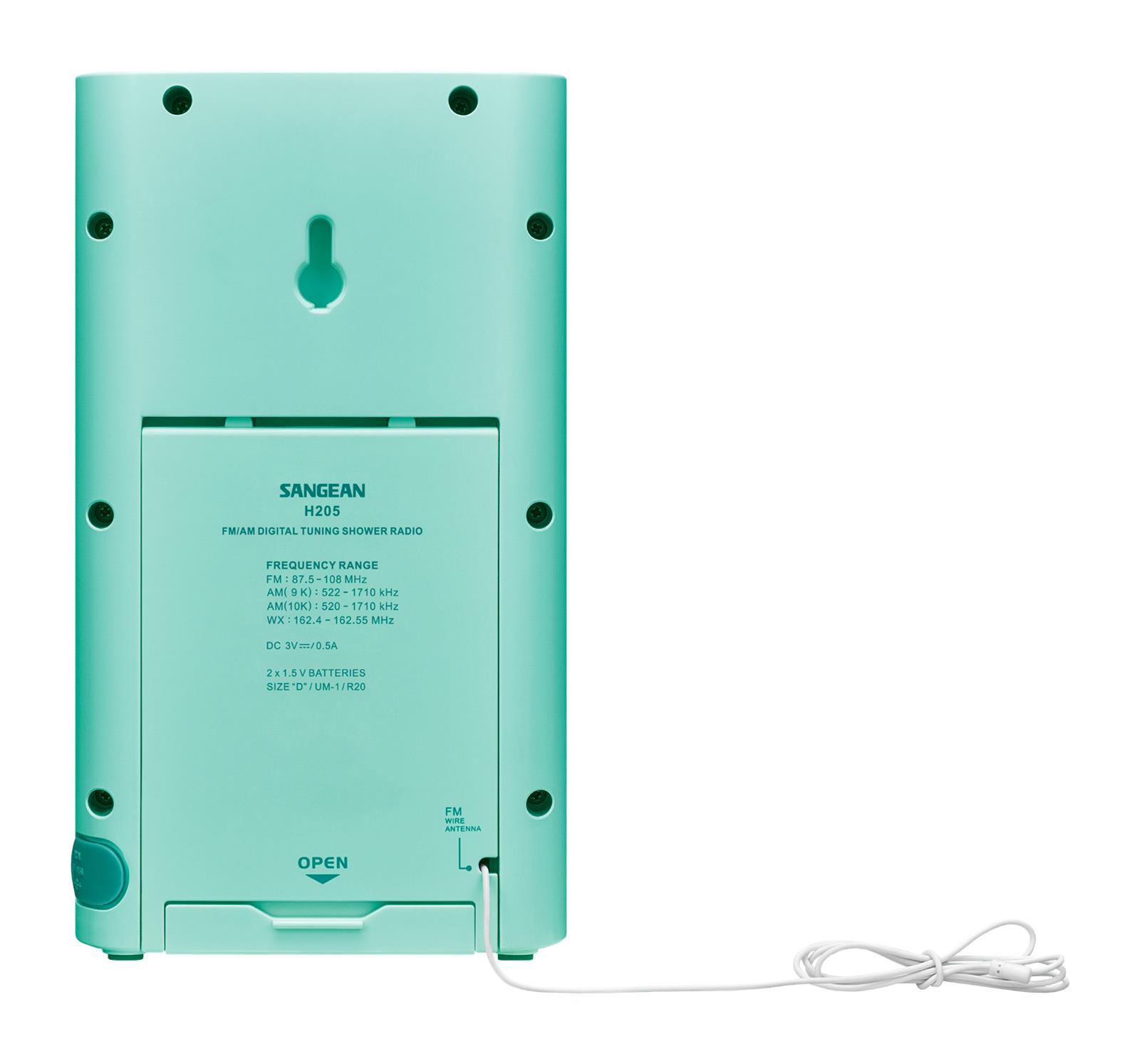 Sangean H-205 AM-FM-NOAA Weather Radio - Thumbnail 4