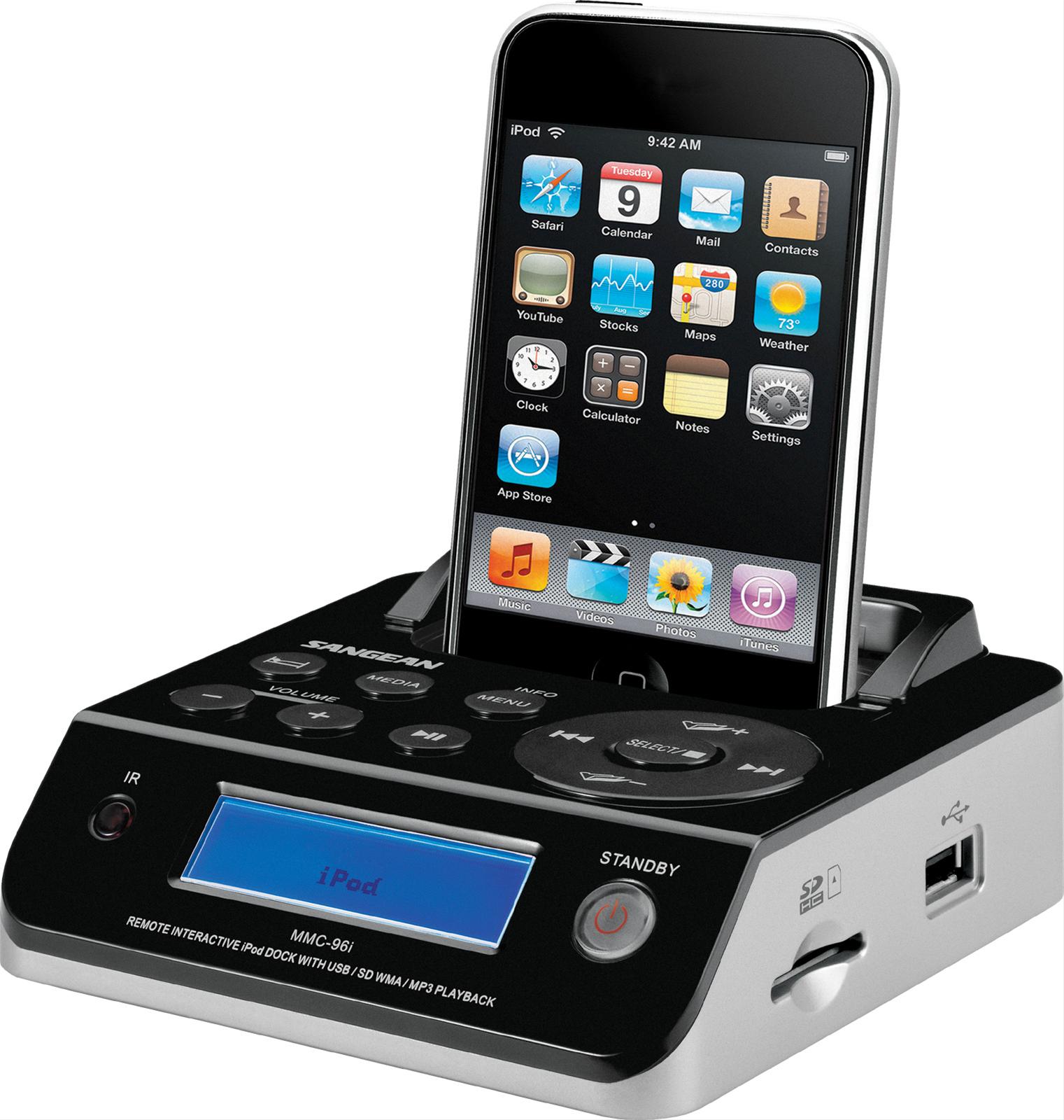 SANGEAN MMC-96I Sangean MMC-96i Table-Top iPod Docks | DX Engineering