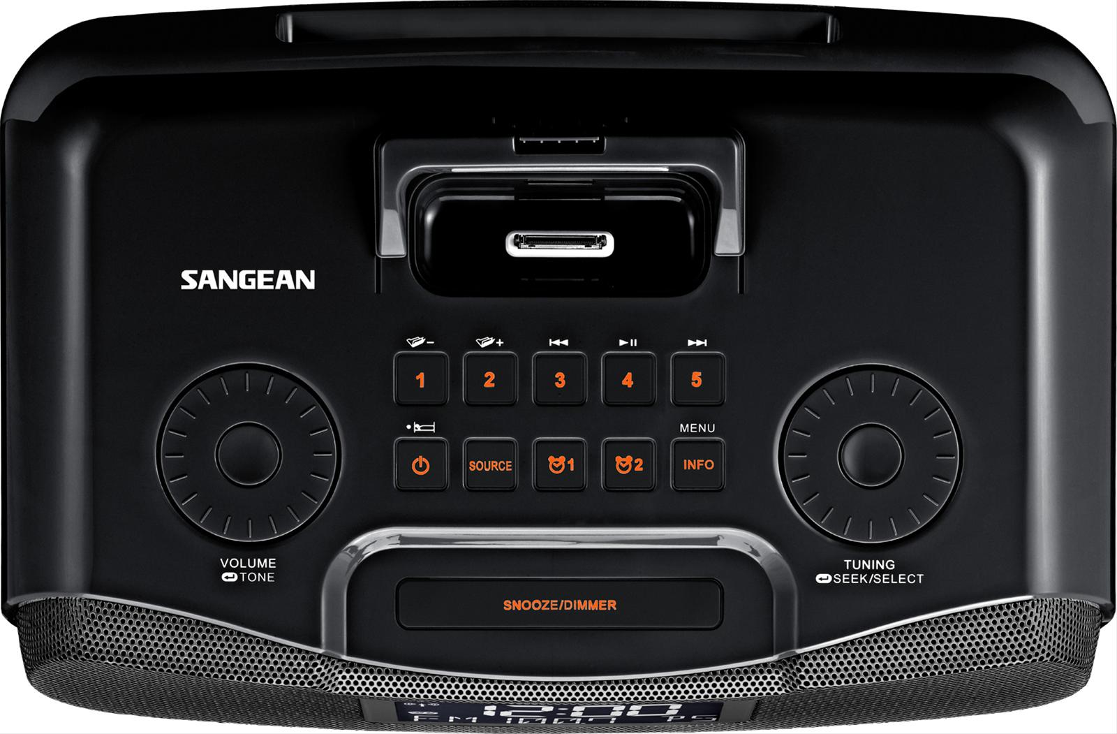 SANGEAN RCR-10BK Sangean RCR-10 Clock Radios | DX Engineering