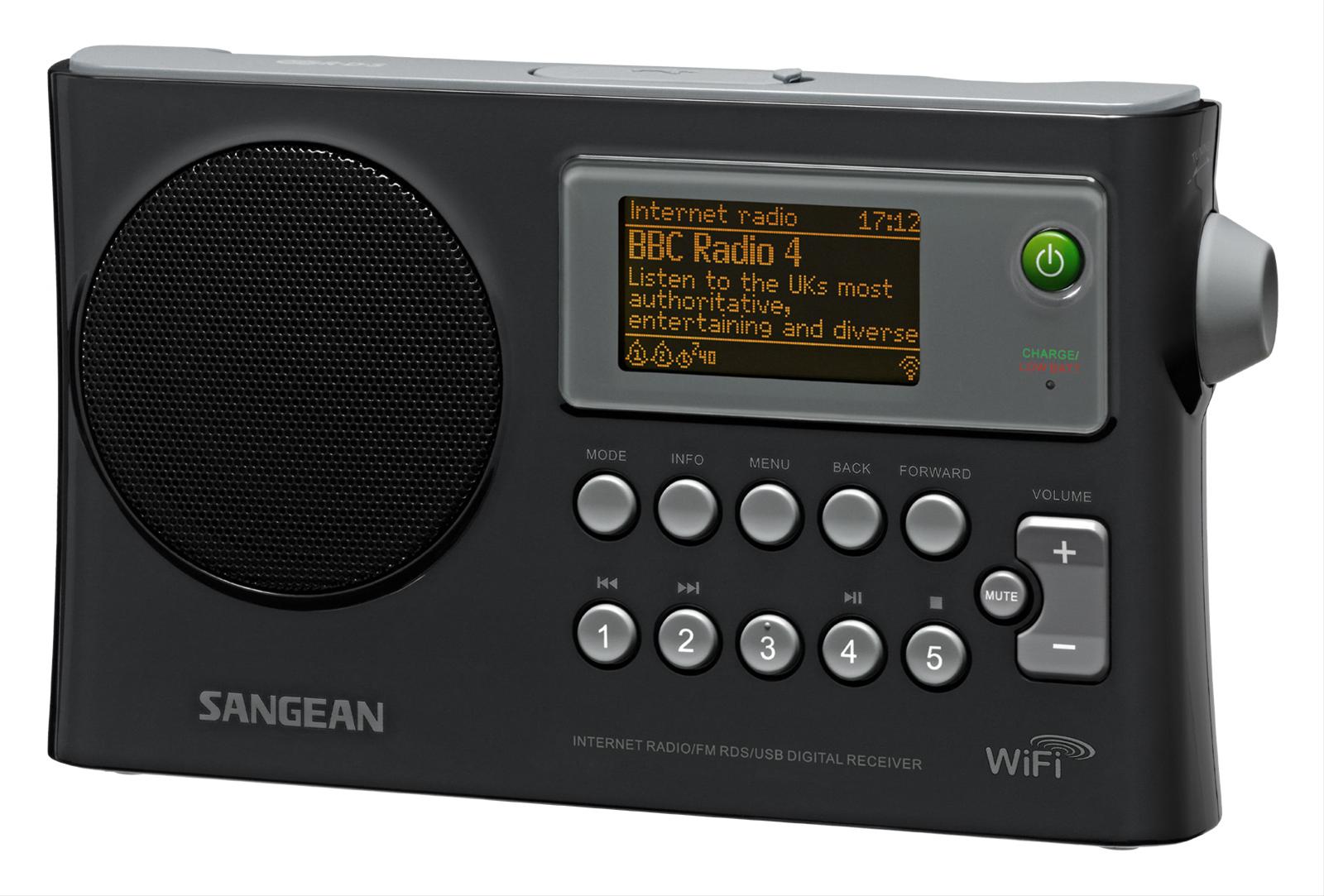 SANGEAN WFR-28 Sangean WFR-28 Wi-Fi Internet Radios DX Engineering