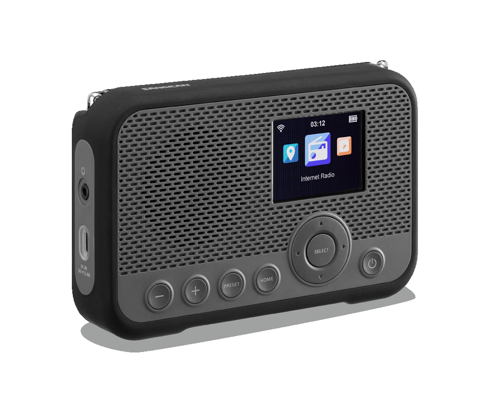 Sangean WFR-39 FM-RBDS/Internet/Air Music Digital HD Bluetooth Portable  Radios