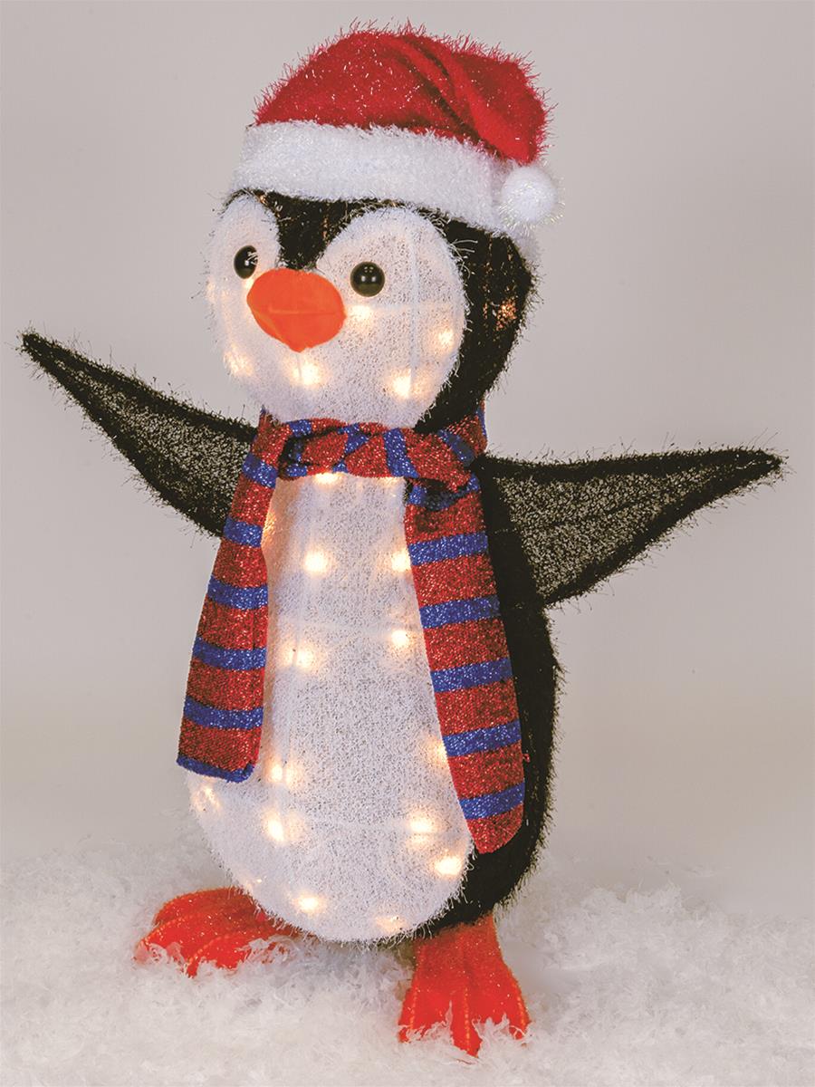 Summit Gifts SUM-20553 Penguin Tinsel-Light Display | DX Engineering
