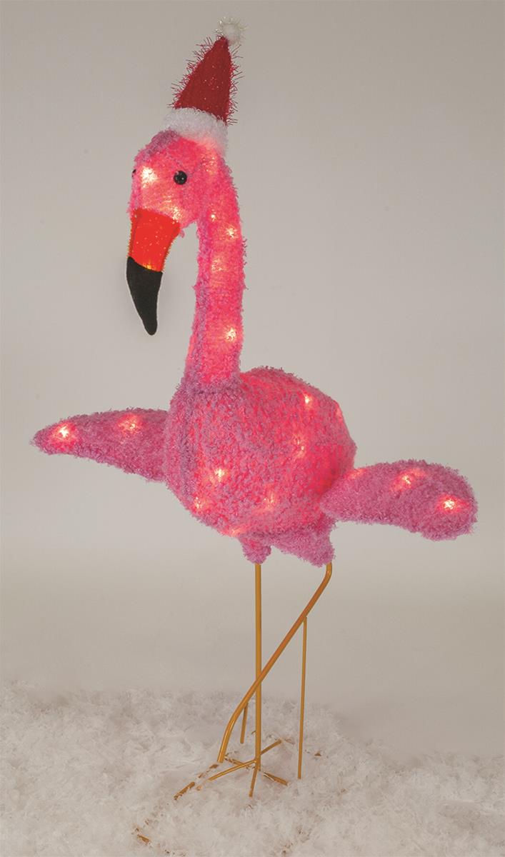 Summit Gifts SUM-20554 Flamingo Tinsel-Light Display | DX Engineering