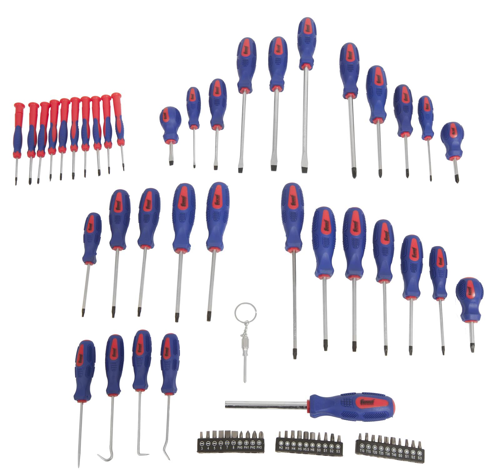 Summit Racing SUM-900292 Summit Racing™ 69-Piece Screwdriver Sets