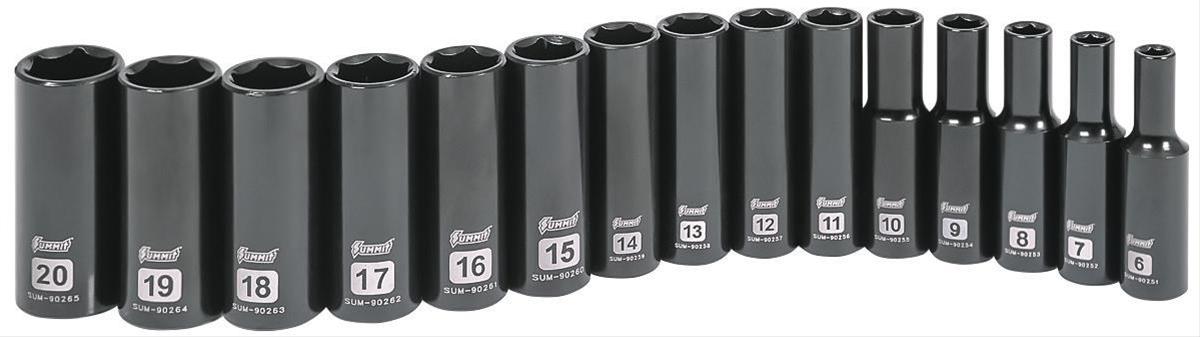 Summit Racing SUM-90250 Summit Racing™ Laser Etched Sockets | DX