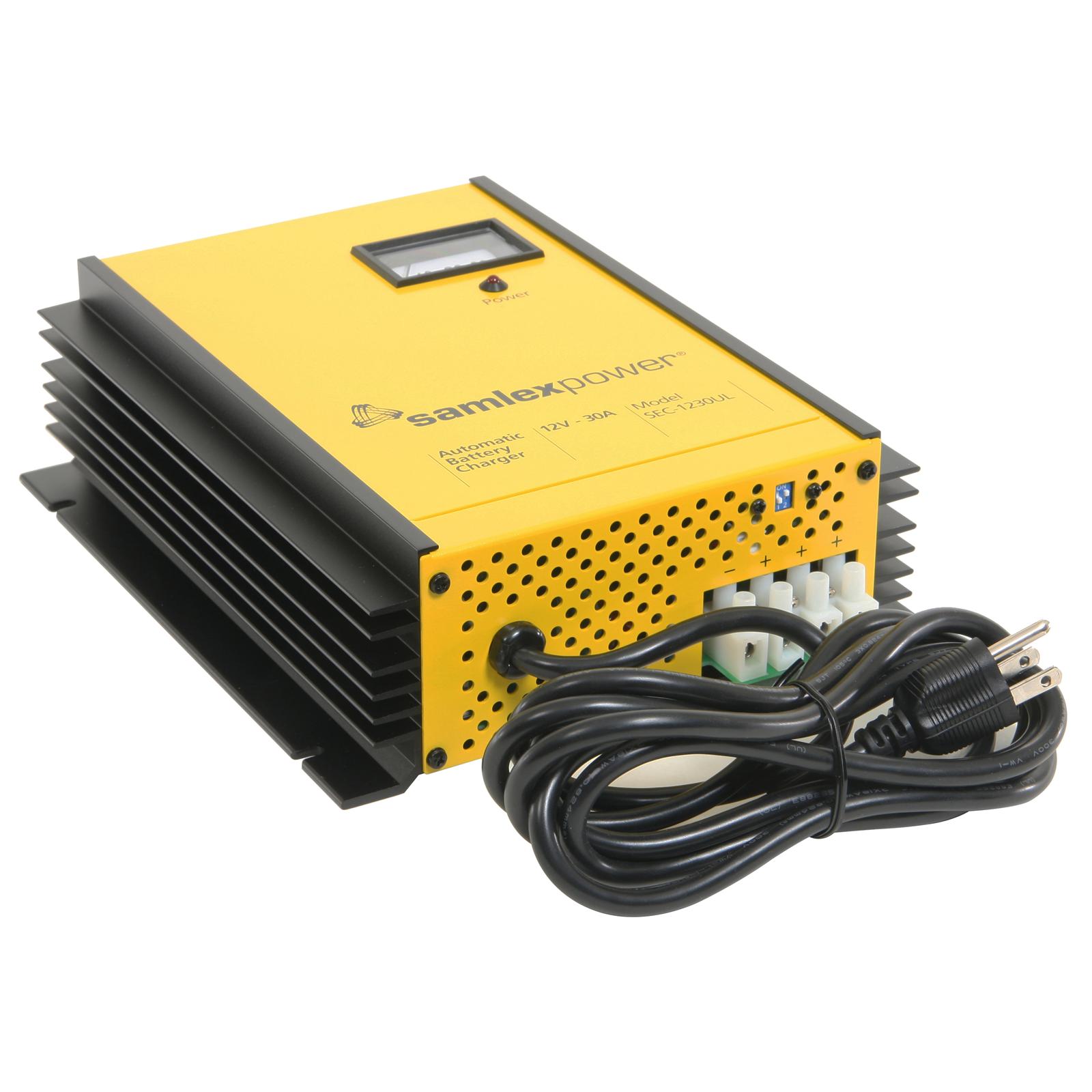 Samlex SEC1230UL Samlex ThreeStage Battery Chargers DX Engineering