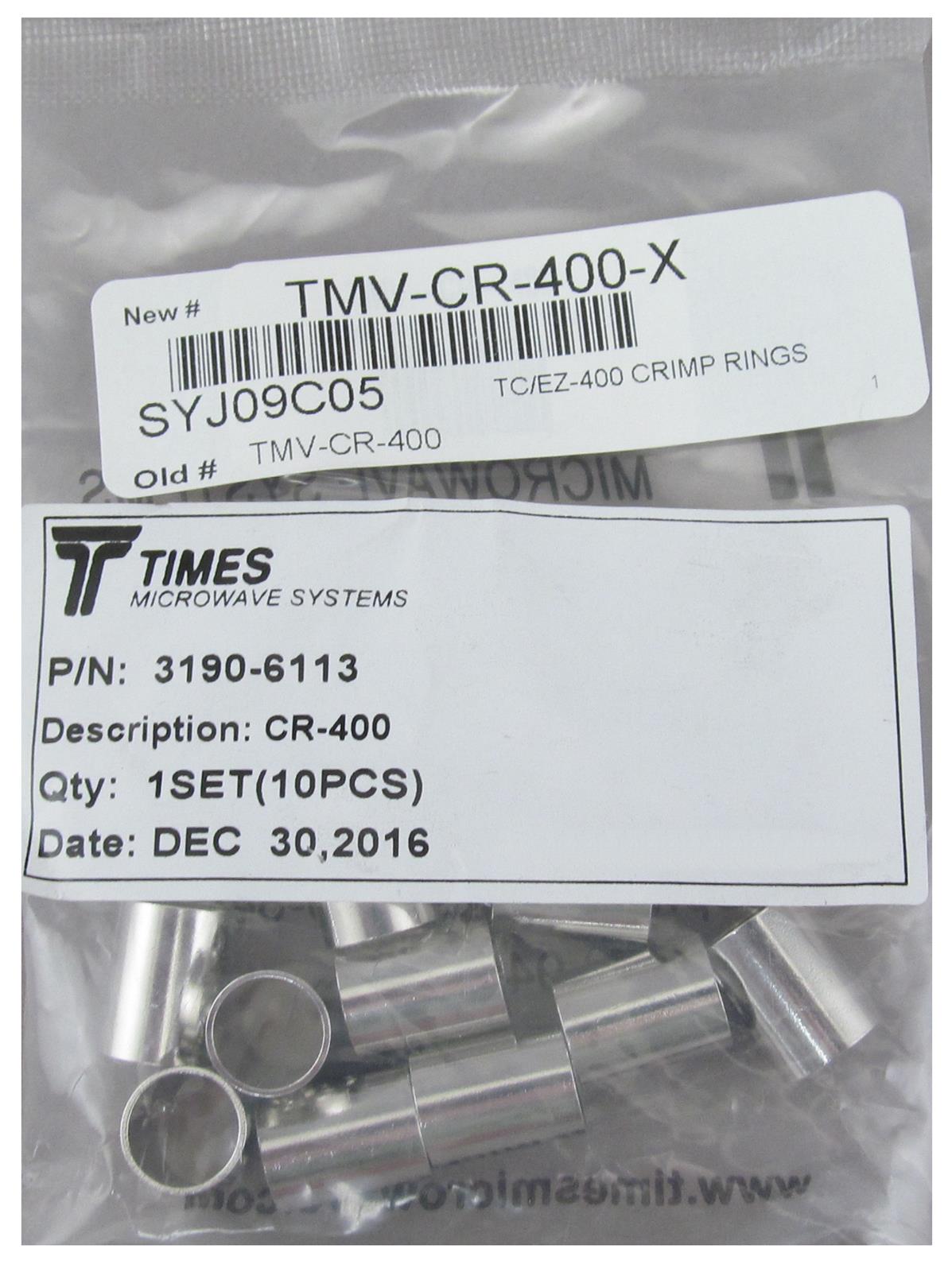 Times Microwave Systems® CR-400-X Times Microwave Systems® Coaxial