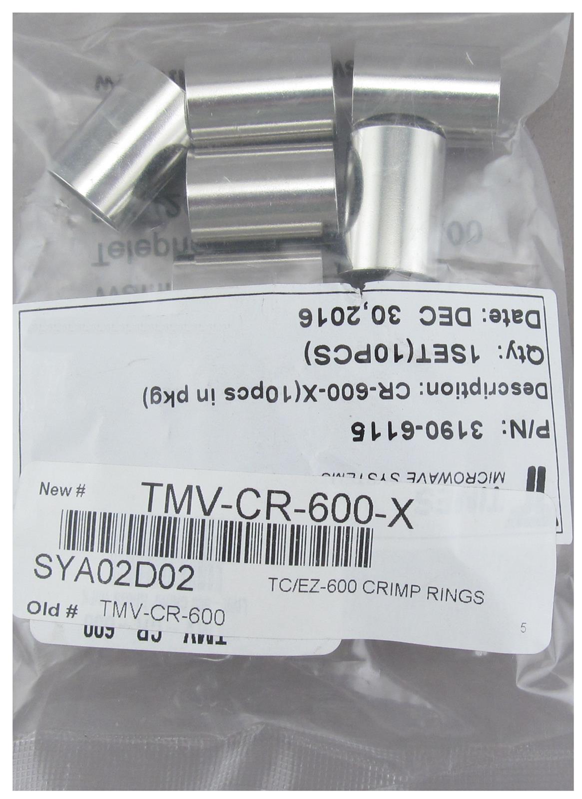 Times Microwave Systems® CR-600-X Times Microwave Systems® Coaxial
