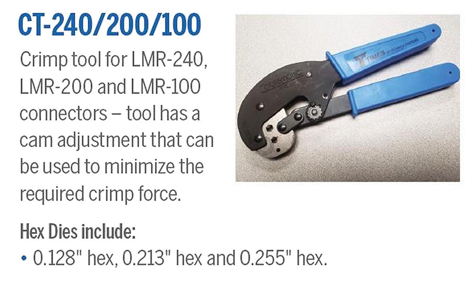 Times Microwave Systems® TK-240EZ Times Microwave TK-240EZ 4-Piece