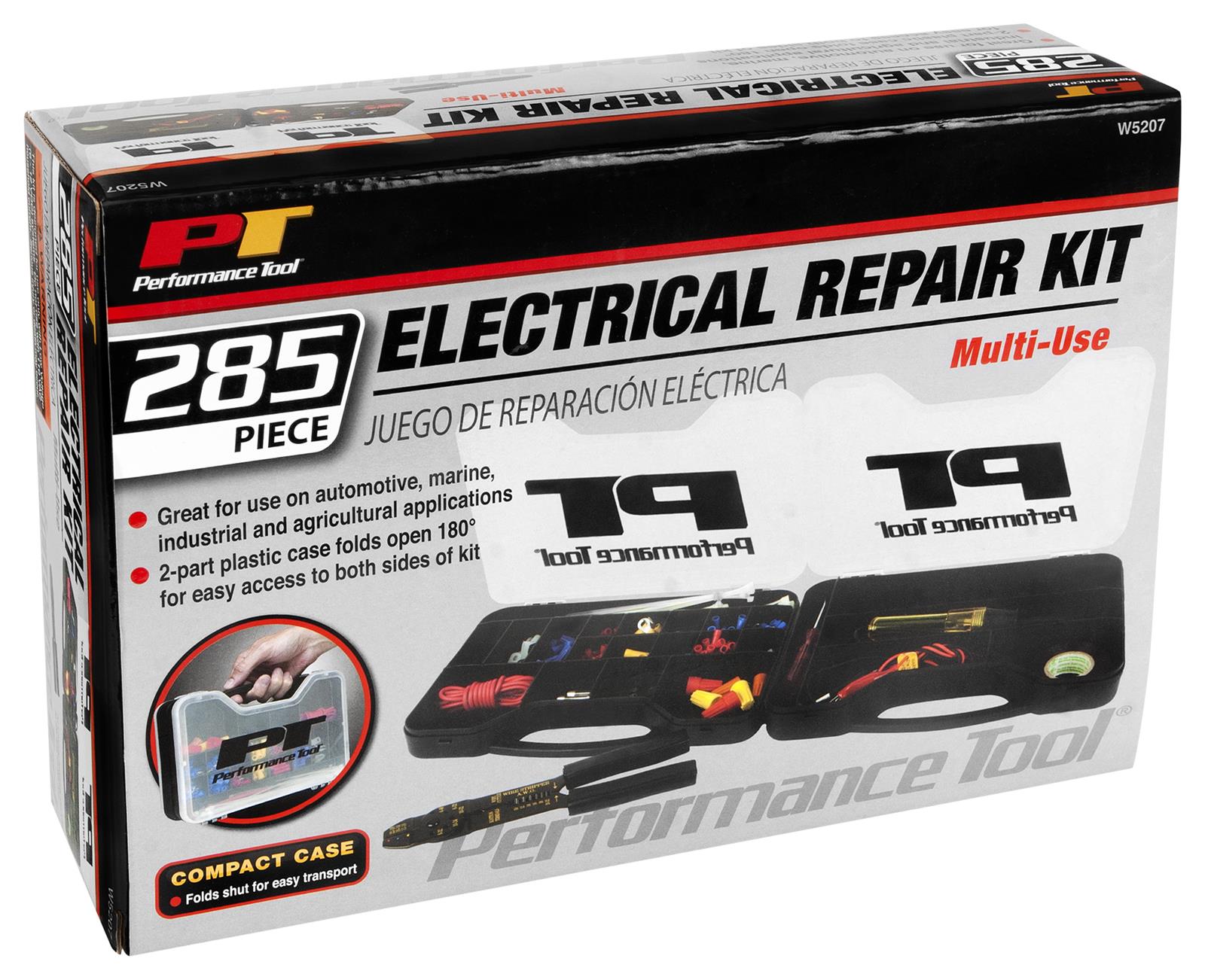 Performance Tool 285Piece Electrical Repair Kits W5207