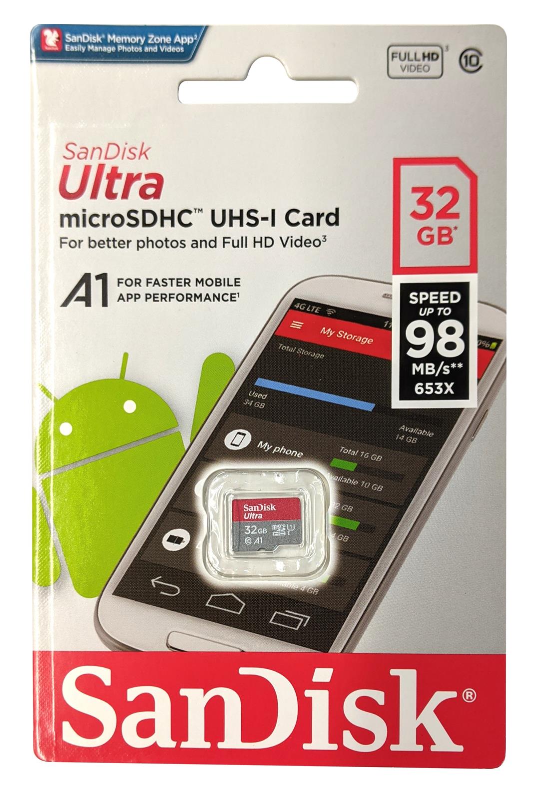 High Speed Memory Cards 32GBMICROSD