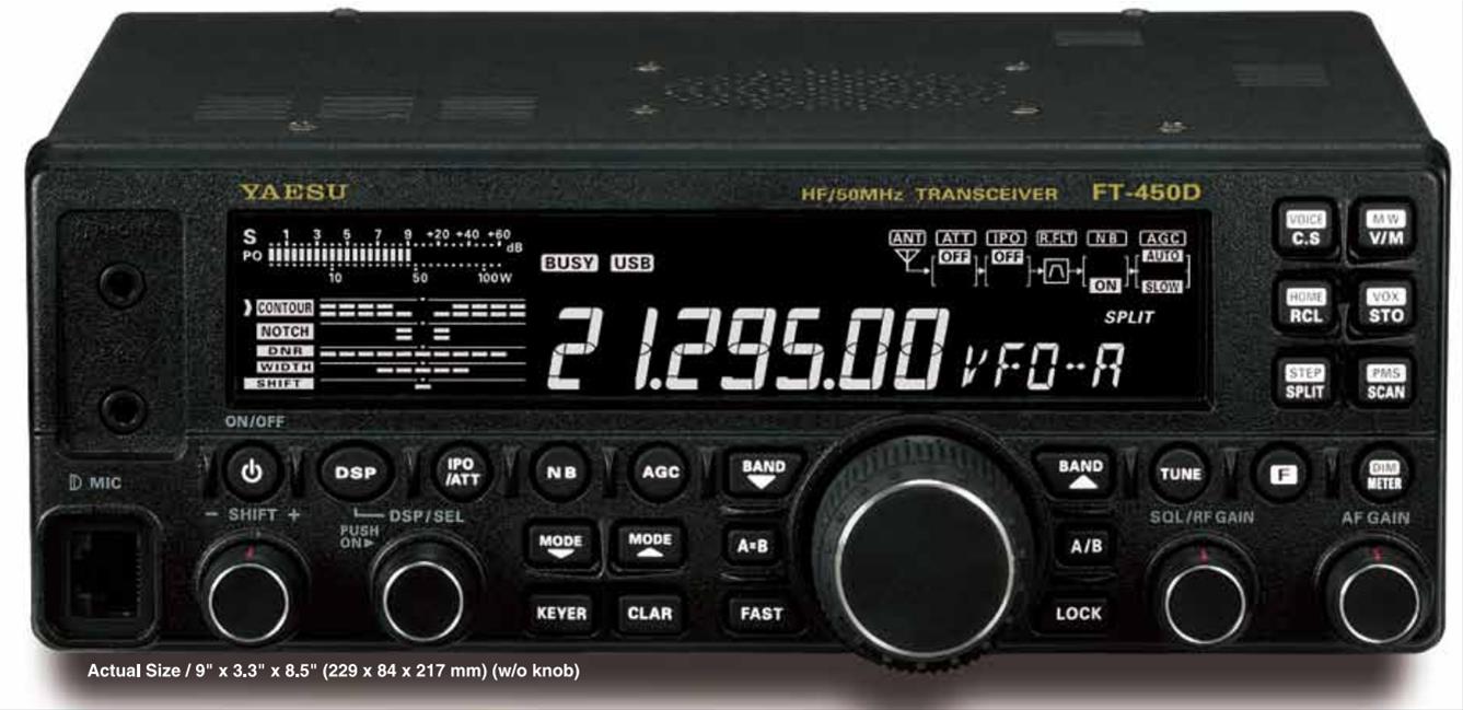 Yaesu FT-450D Yaesu FT-450D HF/50 MHz Transceivers | DX Engineering