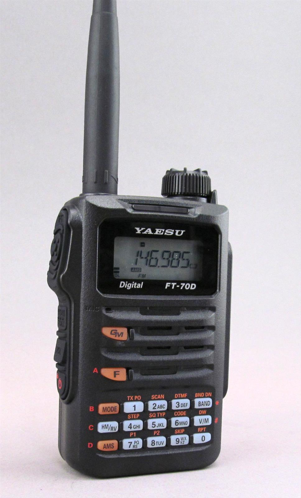 Yaesu FT70DR 144/430 MHz DualBand C4FM Digital HTs FT70DR