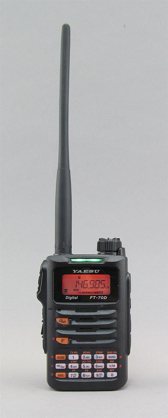 Yaesu FT-70DR Yaesu FT-70DR 144/430 MHz Dual-Band C4FM Digital HTs | DX  Engineering