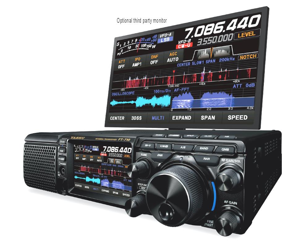 Yaesu FT710AESSOB Yaesu FT710 AESS HF/50 MHz Base/Portable