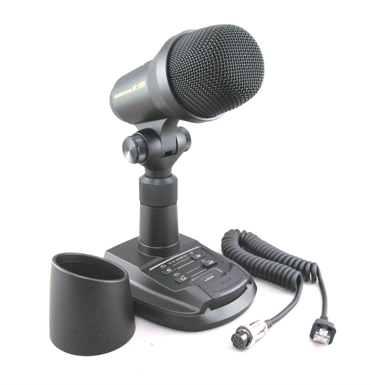 Yaesu M-100 Yaesu M-100 Dual Element Desk Microphones | DX Engineering