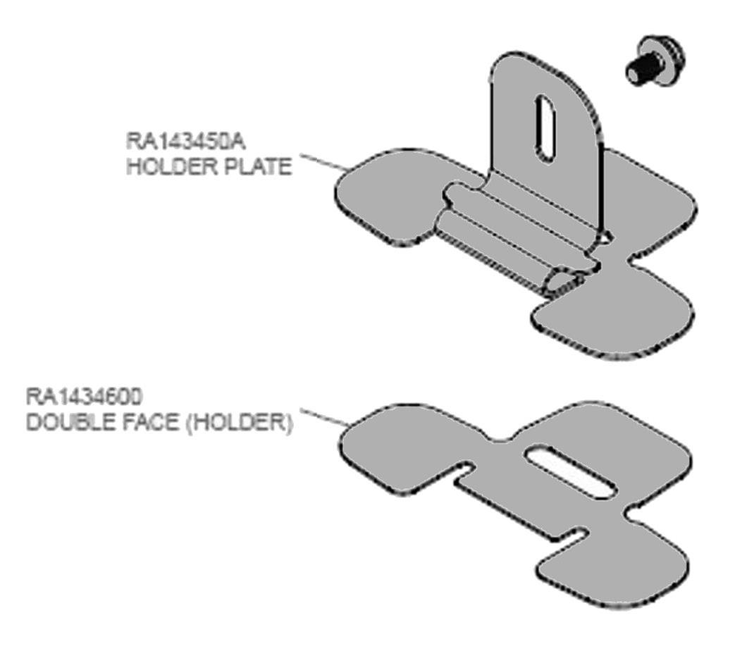 Yaesu RA143450A Yaesu H034 Front Panel Holder Plates DX Engineering