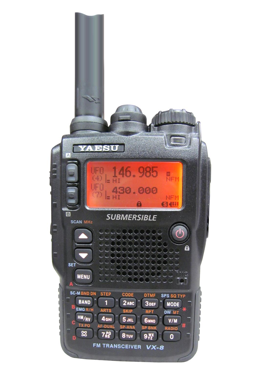 Yaesu VX-8DR Yaesu VX-8DR 6m/2m/70cm Heavy-Duty FM APRS HTs | DX Engineering